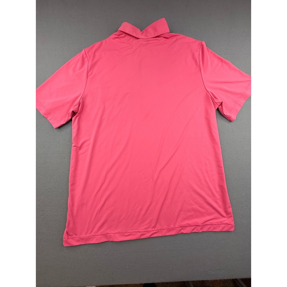 Criquet Polo Shirt Mens Large Pink Performance Player Recycled Stretch Golf - Picture 2 of 9